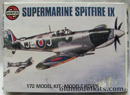 Airfix 1/72 Supermarine Spitfire MkIX - Wing Commander Johnny Johnson's Aircraft Kenley Wing RAF 1943, 61001-8 plastic model kit